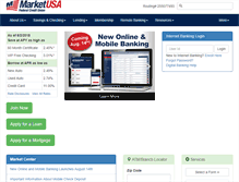 Tablet Screenshot of marketusafcu.com